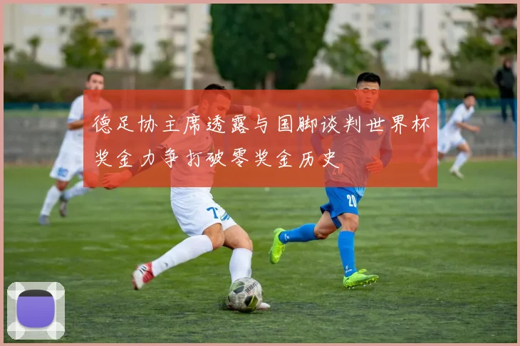 德足协主席透露与国脚谈判世界杯奖金力争打破零奖金历史
